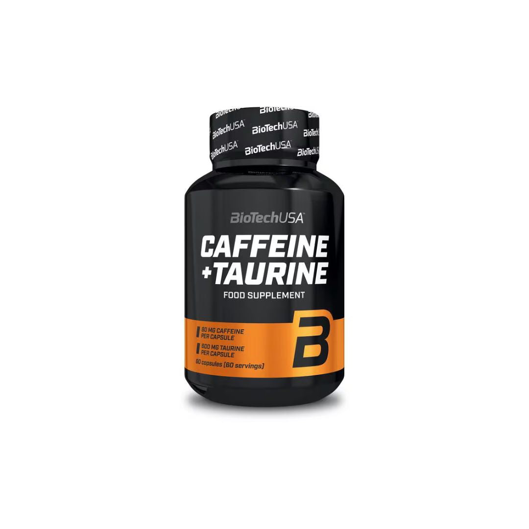 BioTechUSA Caffeine + Taurine 60 Kapseln – Evercastle Nutrition