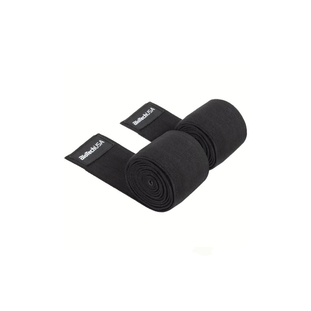 BioTechUSA Unisex Knee Wraps black – Evercastle Nutrition