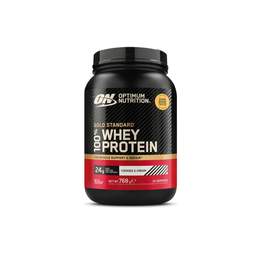 Optimum Nutrition Gold Standard Whey 100% Whey Protein 780g – Evercastle Nutrition