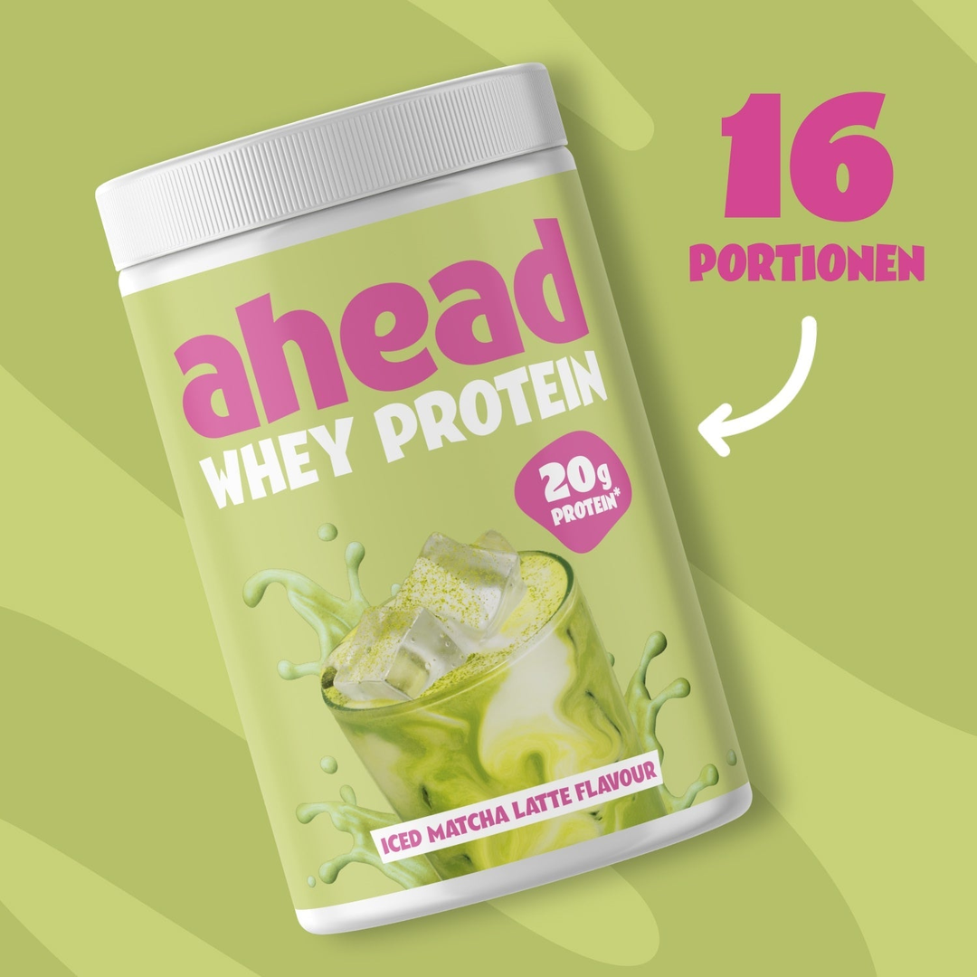 ahead Whey Protein Iced Matcha Latte 500 g