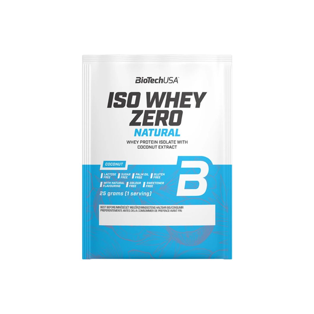 BioTechUSA Iso Whey Zero lactose free natural 25g – Evercastle Nutrition