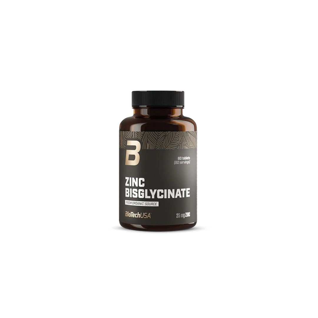 BioTechUSA Zinc Bisglycinate from organic Sources 60 Tabl. – Evercastle Nutrition