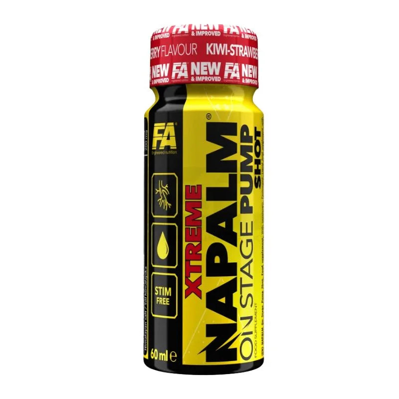 FA Xtreme Napalm On stage pump shot Stim free 60ml – Evercastle Nutrition