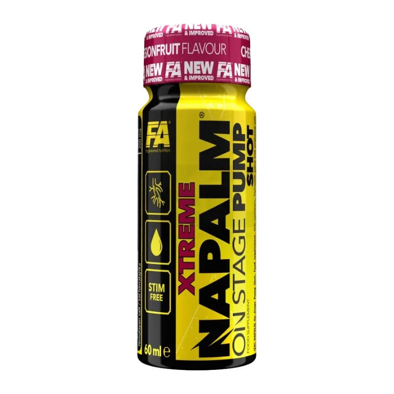 FA Xtreme Napalm On stage pump shot Stim free 60ml – Evercastle Nutrition