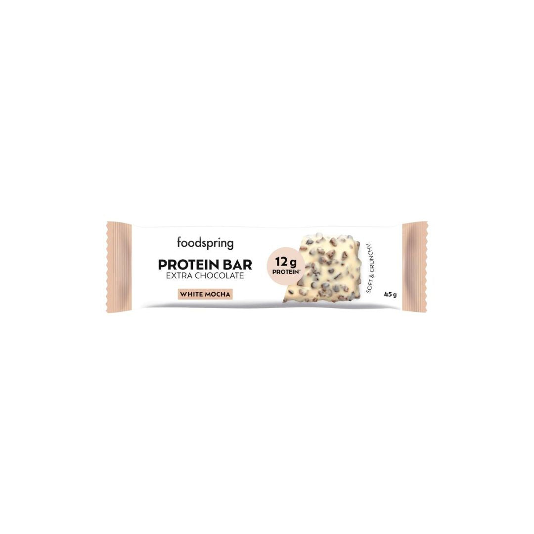Foodspring Protein Bar Extra Chocolate 45g MHD 05/2026 – Evercastle Nutrition