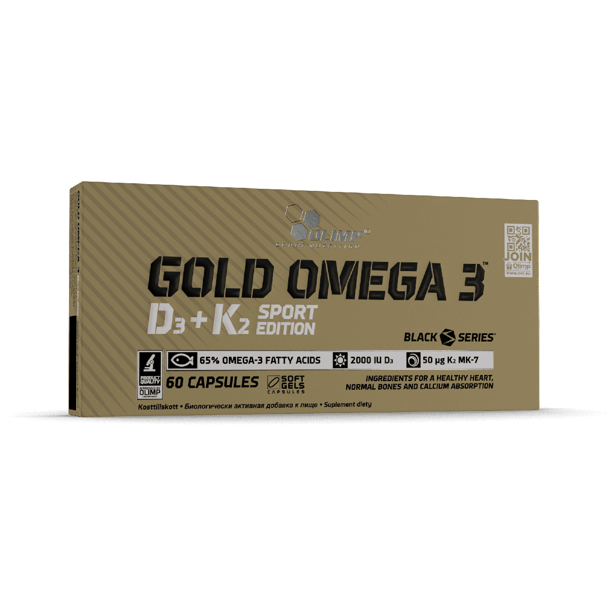 Olimp Gold Omega 3 D3+K2 60 Kapseln – Evercastle Nutrition