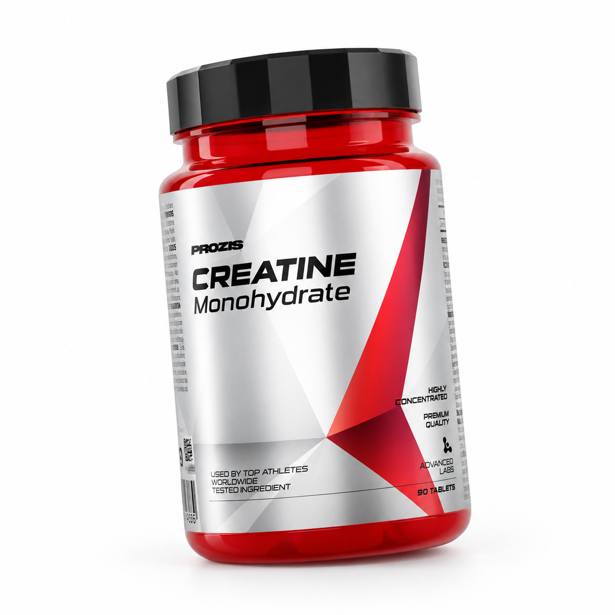 Prozis Creatine Monohydrate 90 Tabletten – Studio-Produktfoto