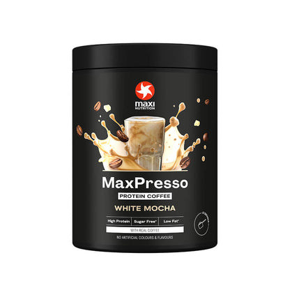 Maxi Nutrition MaxPresso Protein Coffee 300g – White Chocolate Mocha – Evercastle Nutrition