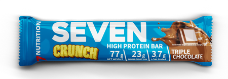 7 Nutrition Seven Crunch High Protein Bar 77g – Evercastle Nutrition