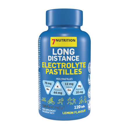 7 Nutriton Long Distance Electrolyte Pastilles 120 Tabl. – Evercastle Nutrition