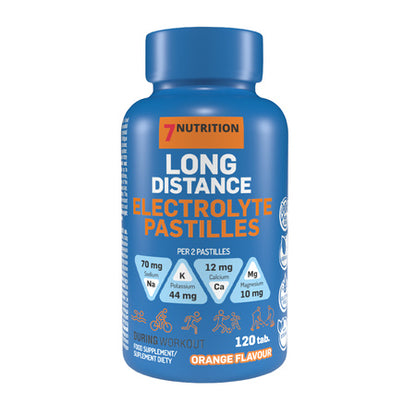 7 Nutriton Long Distance Electrolyte Pastilles 120 Tabl. – Evercastle Nutrition