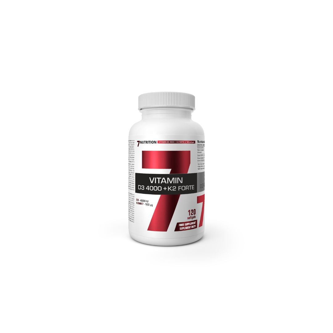 7 Nutrition Vitamin D3 4000 K2 Forte 120 Kapseln – Evercastle Nutrition