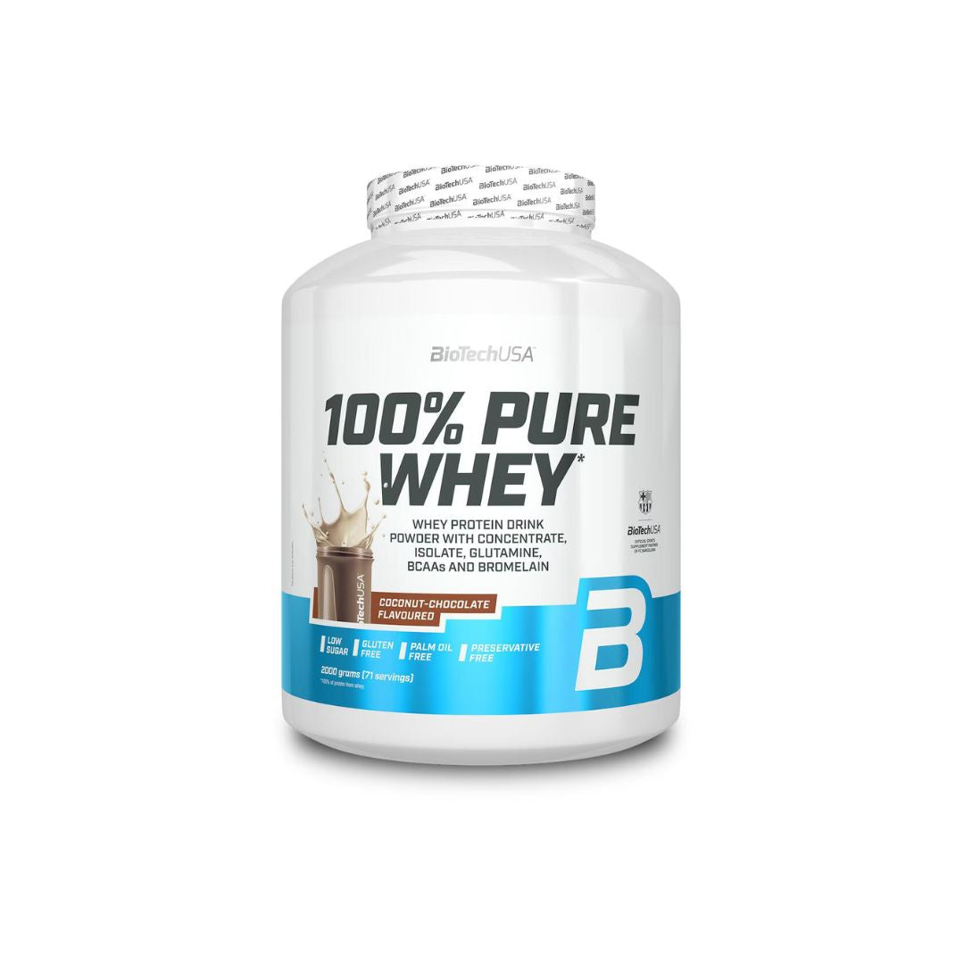 BioTechUSA 100% Pure Whey 2000g – Evercastle Nutrition