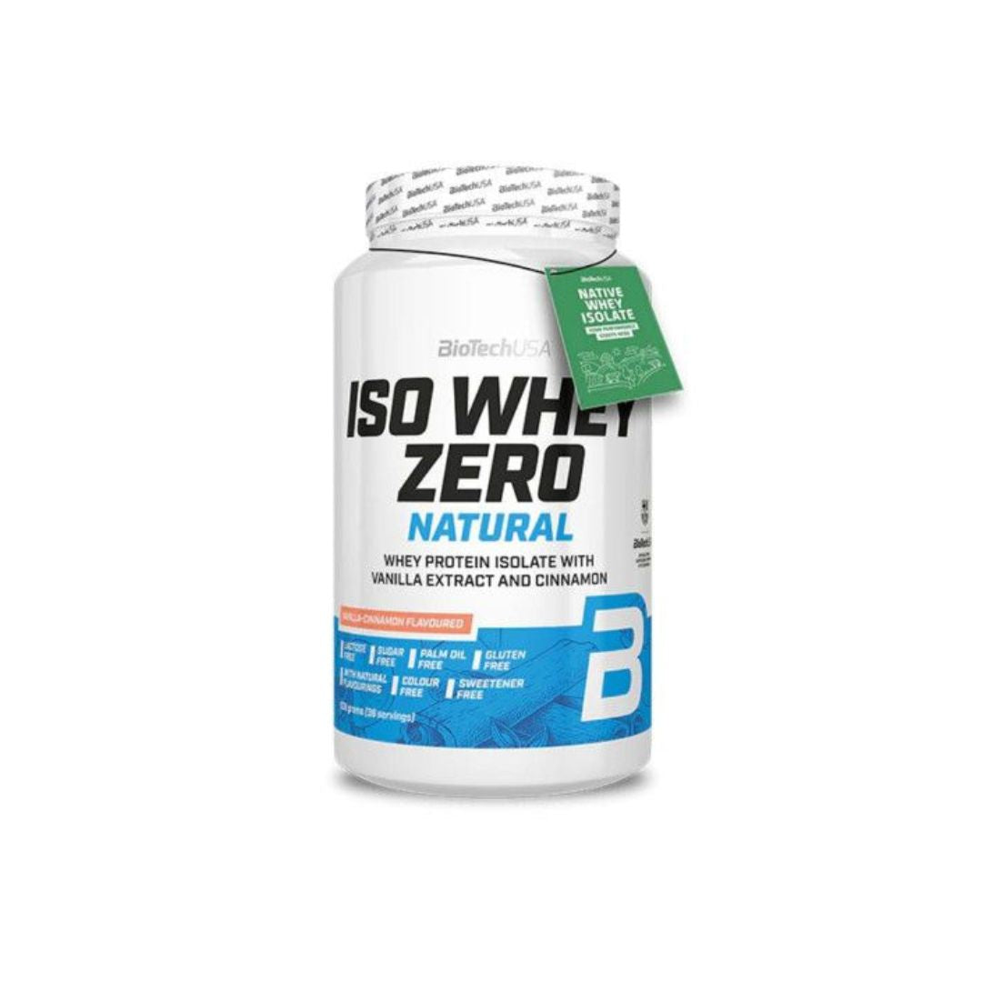 BioTechUSA Iso Whey Zero lactose free natural 908g – Evercastle Nutrition