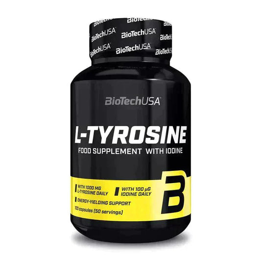 BioTechUSA L Tyrosine 100 Kapseln – Evercastle Nutrition