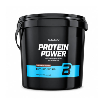 BioTechUSA Protein Power 4000 g Chocolate – Evercastle Nutrition