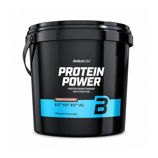 BioTechUSA Protein Power 4000 g Chocolate – Evercastle Nutrition