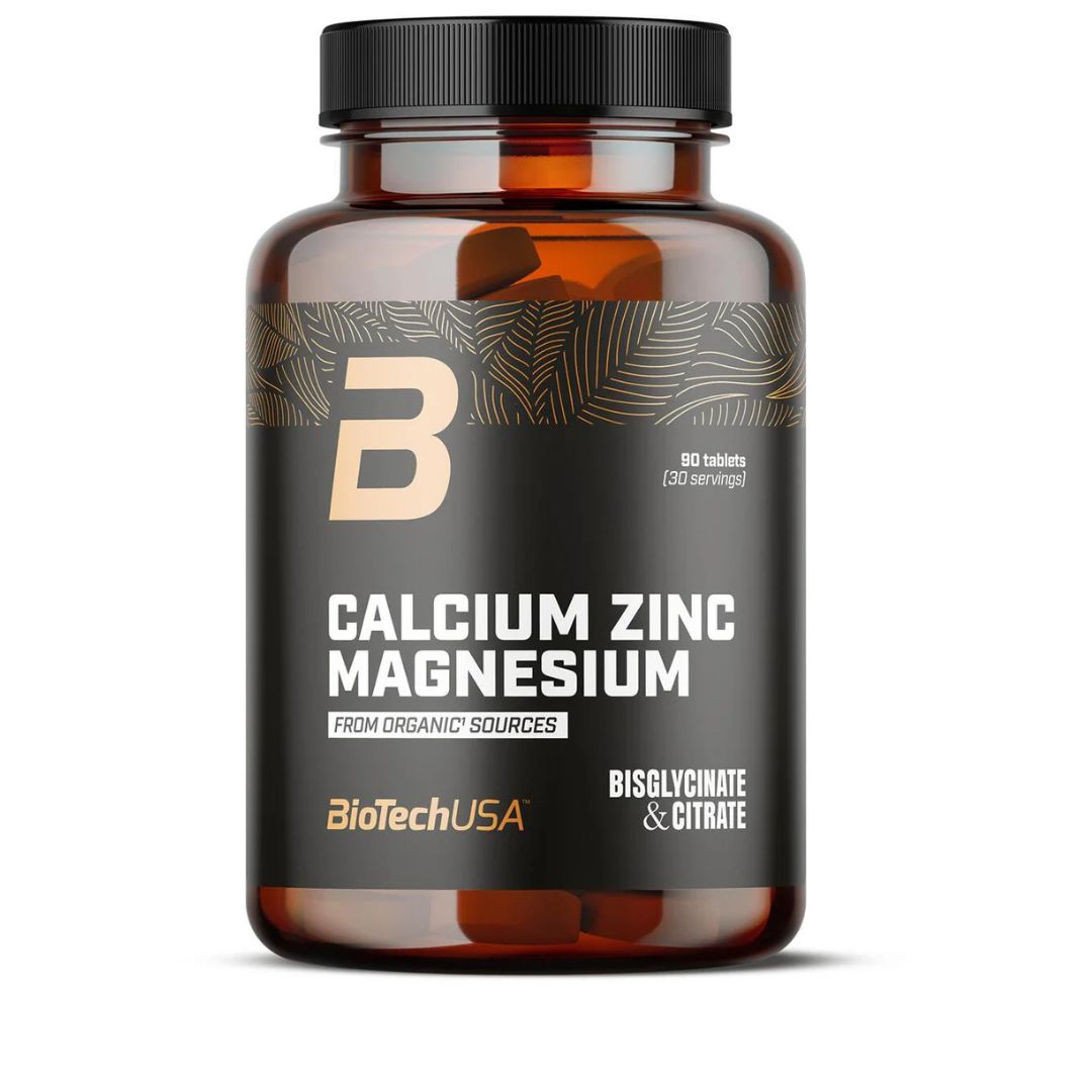 BioTechUSA Organic Calcium Zinc Magnesium 90 Kapseln – Evercastle Nutrition