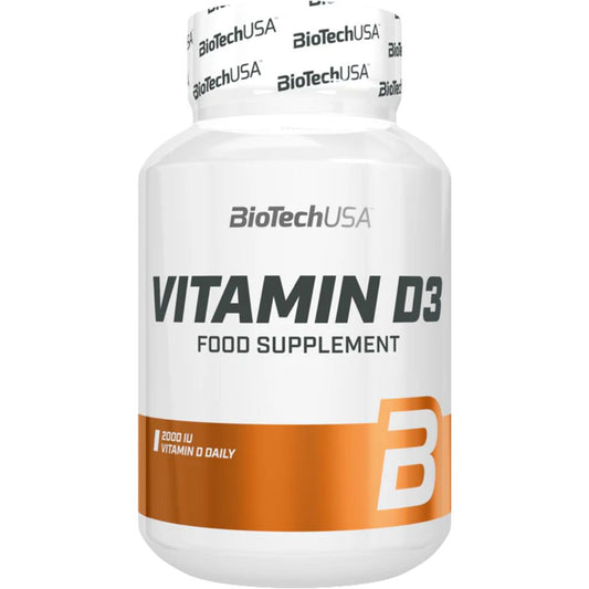 BioTechUSA Vitamin D3 120 Tabletten – Evercastle Nutrition