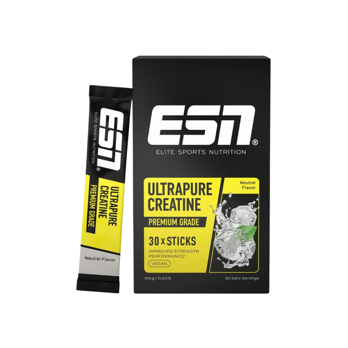 ESN Ultrapure Kreatin Sticks 30x4g – Evercastle Nutrition
