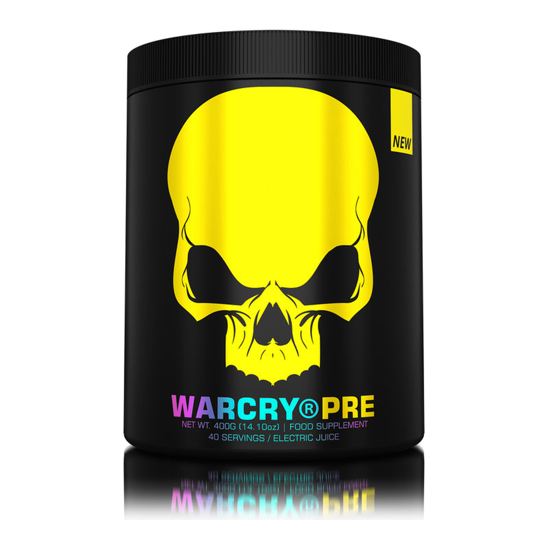 Genius Nutrition Warcry Pre 400 g, Electric Juice, Dose, 1080 × 1080