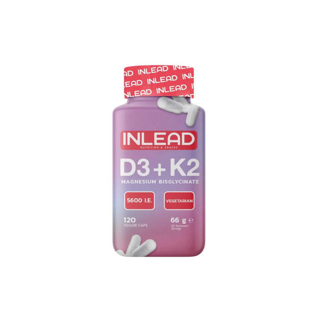 Inlead Vitamin D3 + K2 + Magnesium 120 Caps – Evercastle Nutrition