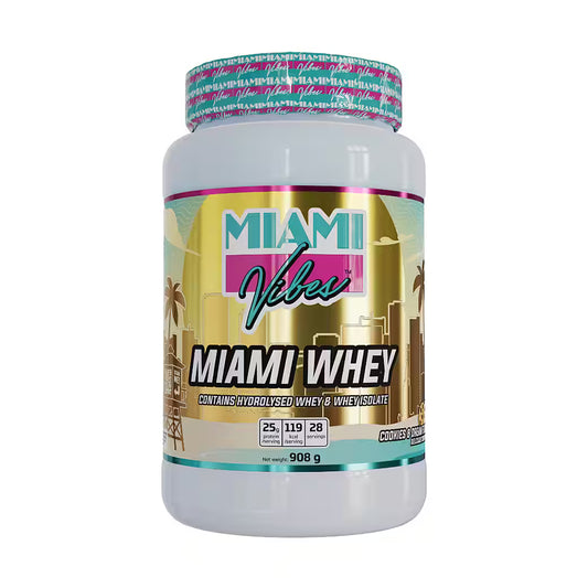 Miami Vibes Miami Whey 908g – Evercastle Nutrition