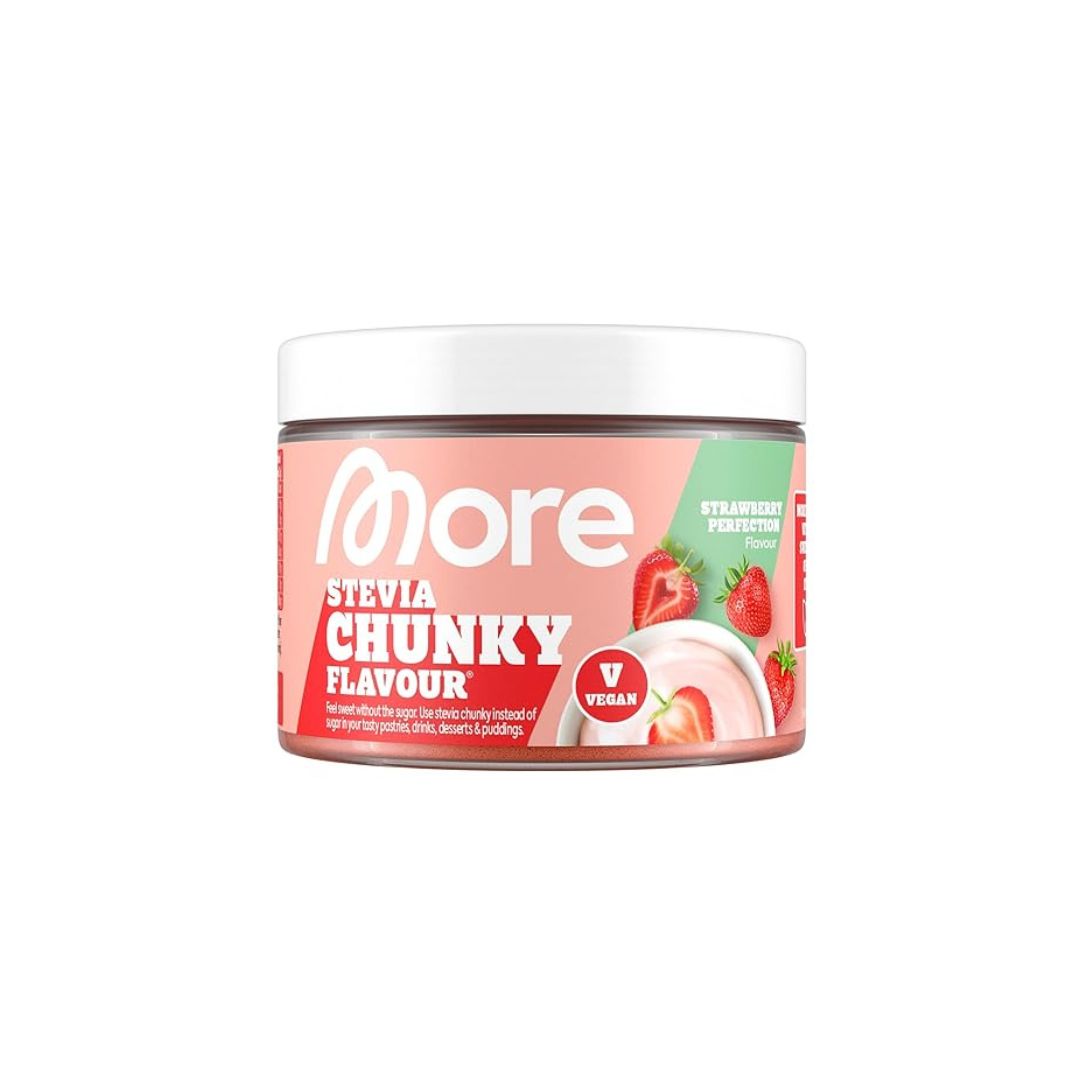 More Nutrition Stevia Chunky Flavour 150g – Evercastle Nutrition