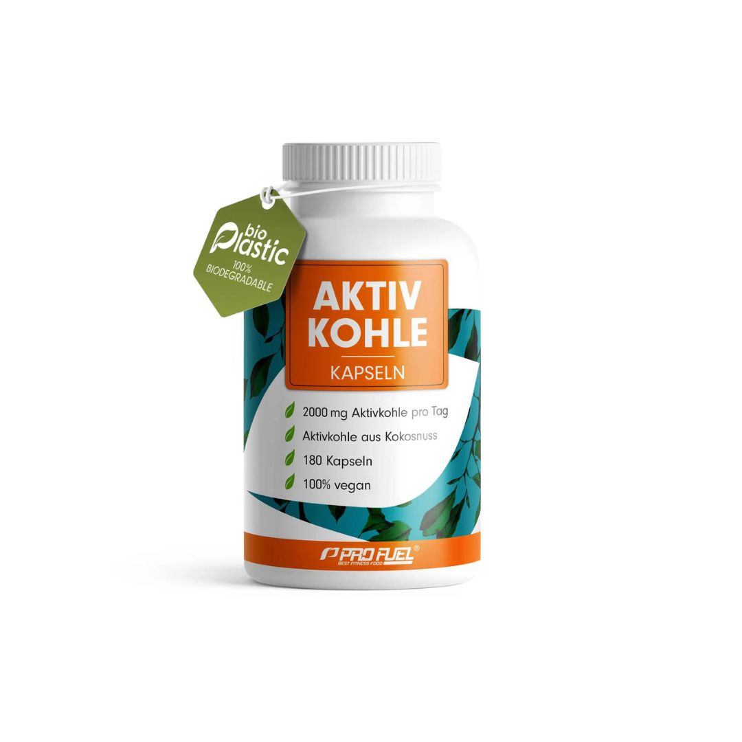 ProFuel Aktivkohle 180 Kapseln – Evercastle Nutrition