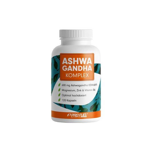 ProFuel Ashwagandha Komplex KSM 66 120 Kapseln – Evercastle Nutrition