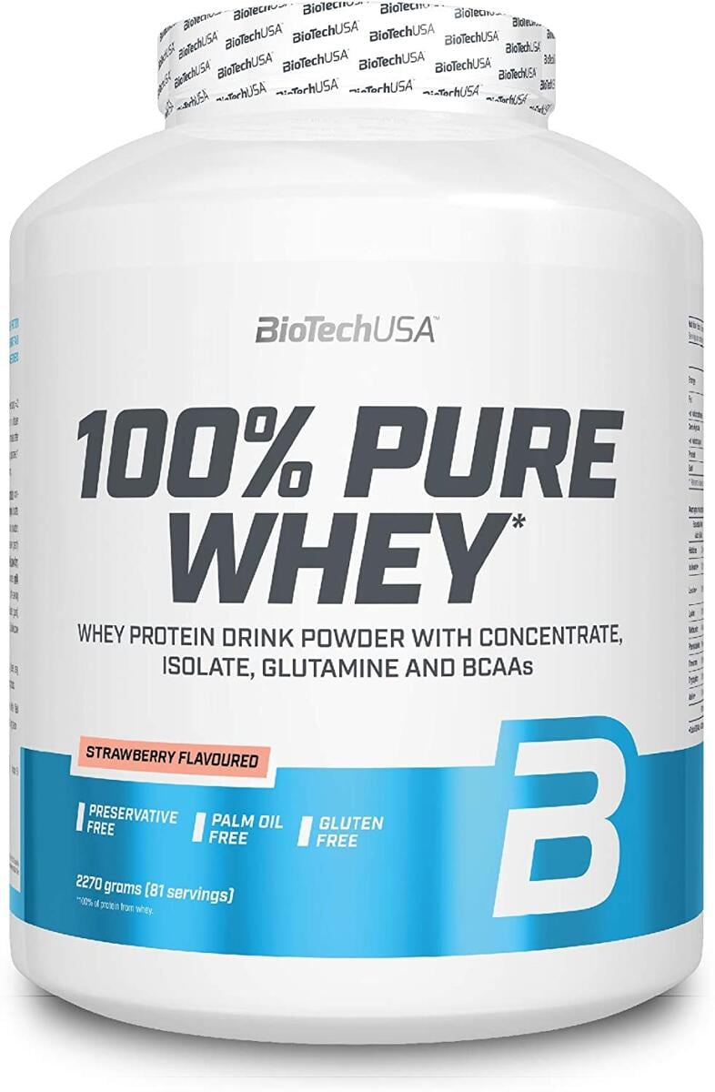 BioTechUSA 100% Pure Whey 2270g – Evercastle Nutrition
