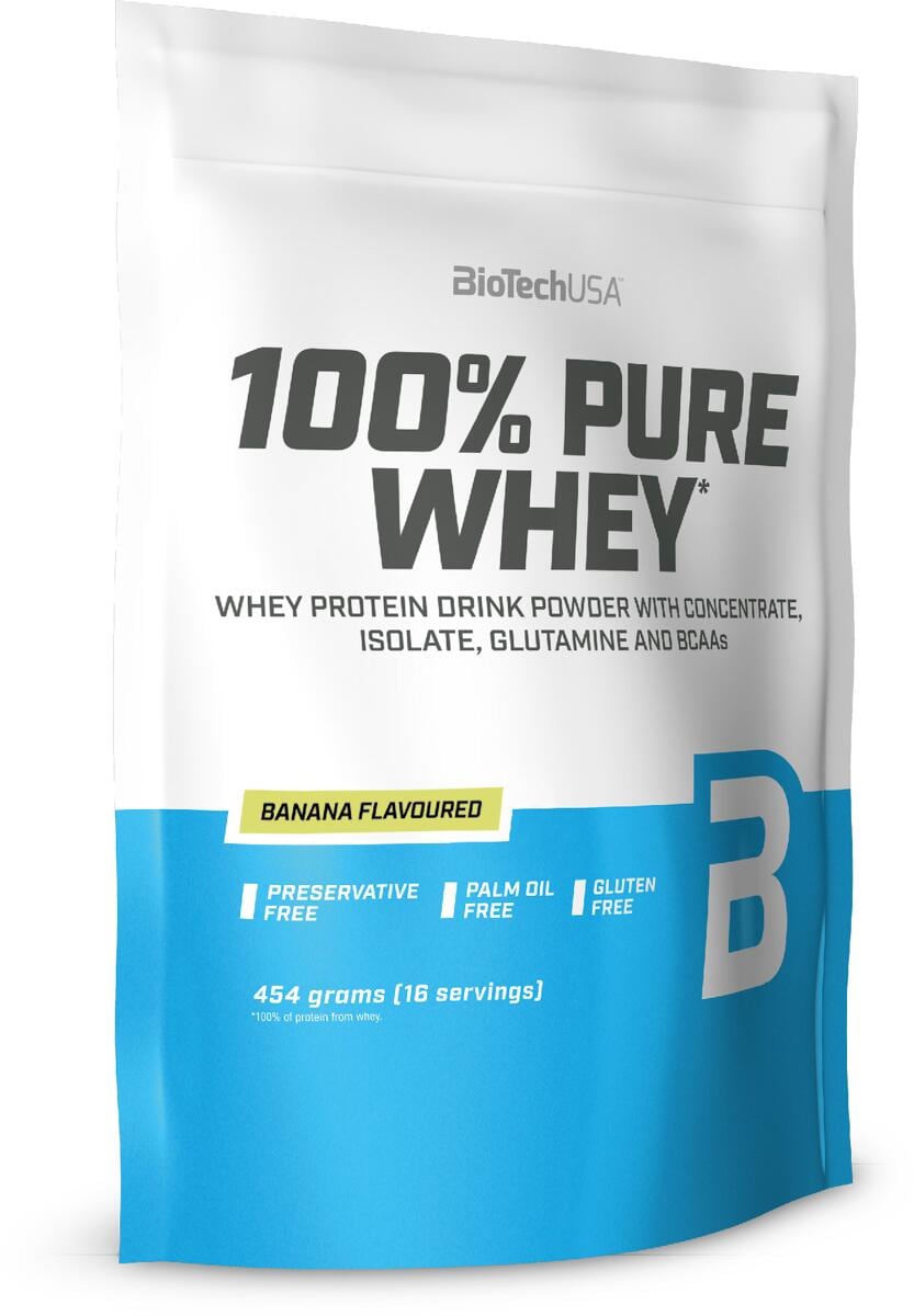 BioTechUSA 100% Pure Whey 454g – Evercastle Nutrition