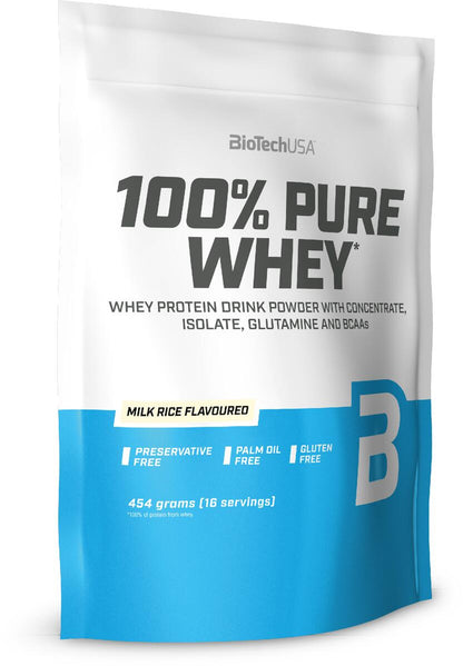 BioTechUSA 100% Pure Whey 454g – Evercastle Nutrition