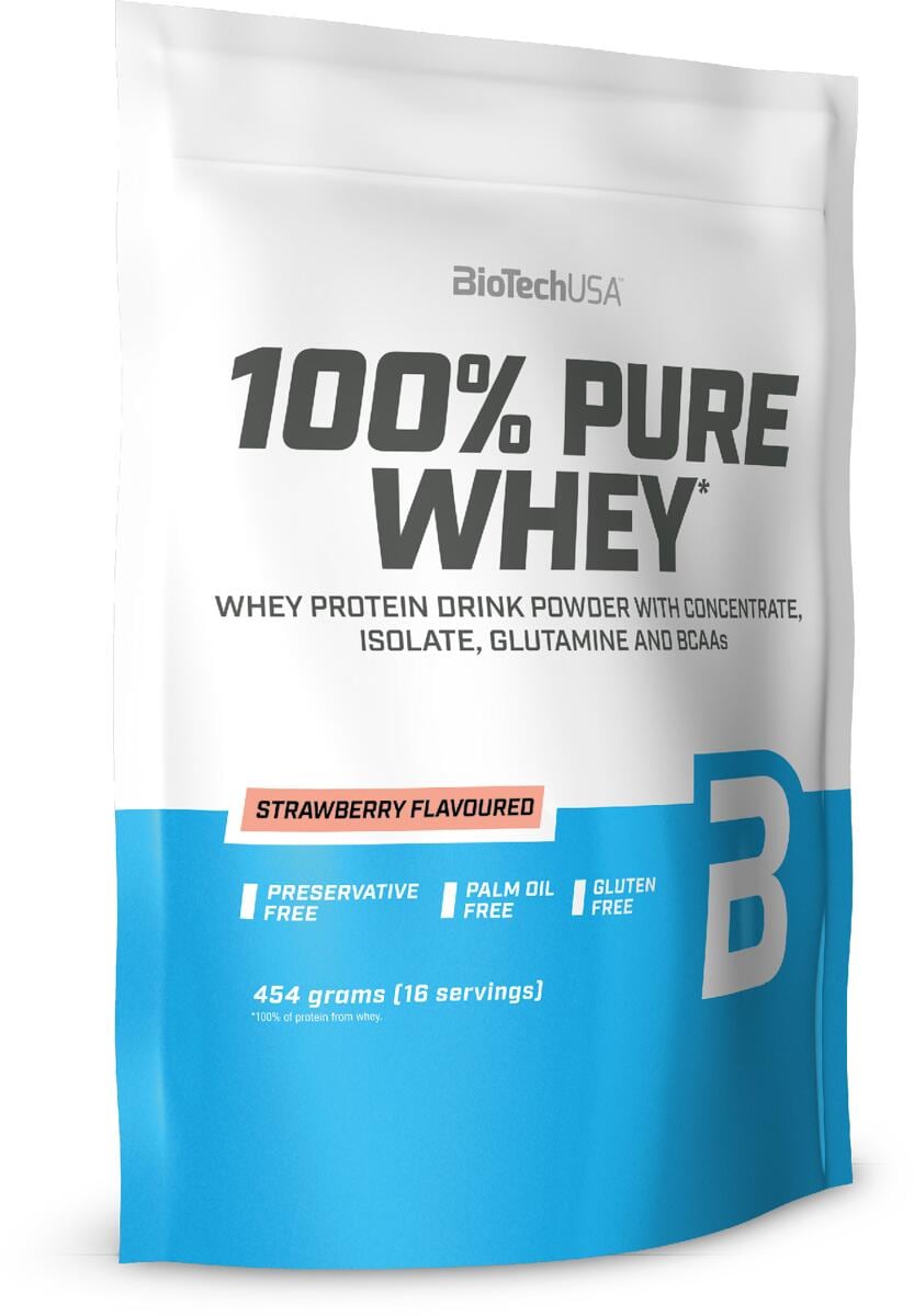BioTechUSA 100% Pure Whey 454g – Evercastle Nutrition