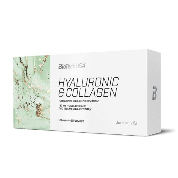 BioTechUSA Hyaluronic & Collagen 120 Kapseln – Evercastle Nutrition