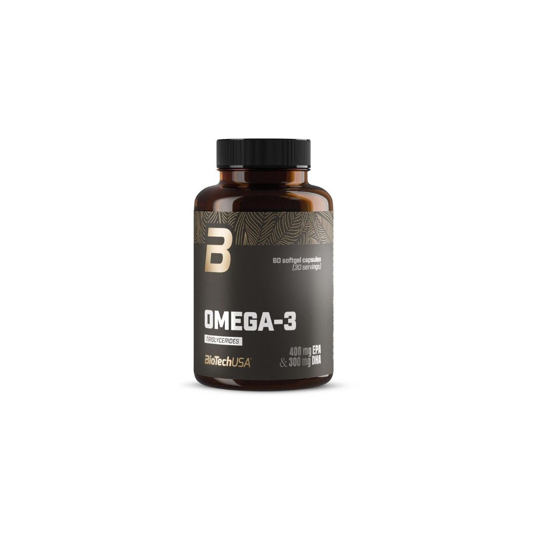 BioTechUSA Omega-3 Triglyceride 60 Softgels – Evercastle Nutrition