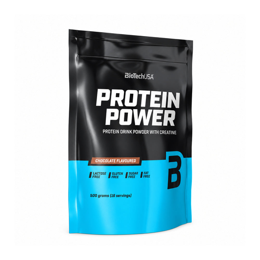 BioTechUSA Protein Power 500 g Chocolate – Evercastle Nutrition