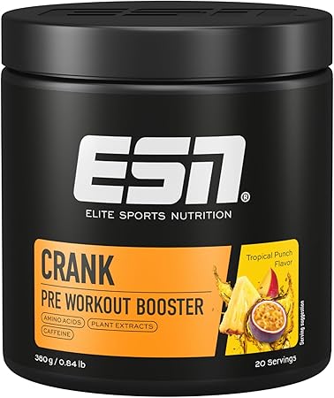 ESN Crank Pre Workout Booster 380g – Evercastle Nutrition