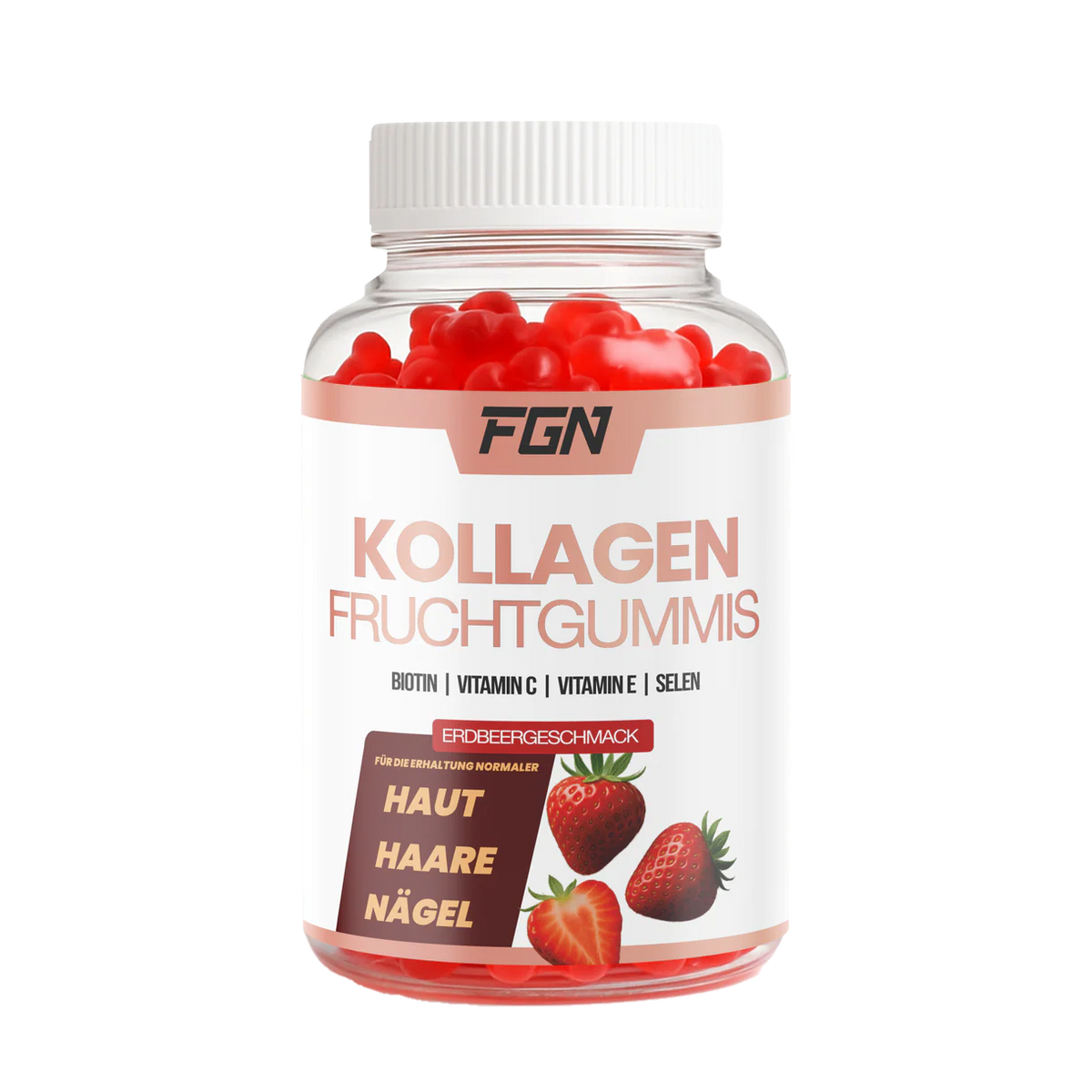 FGN Kollagen Fruchtgummies 60 Stück – Evercastle Nutrition
