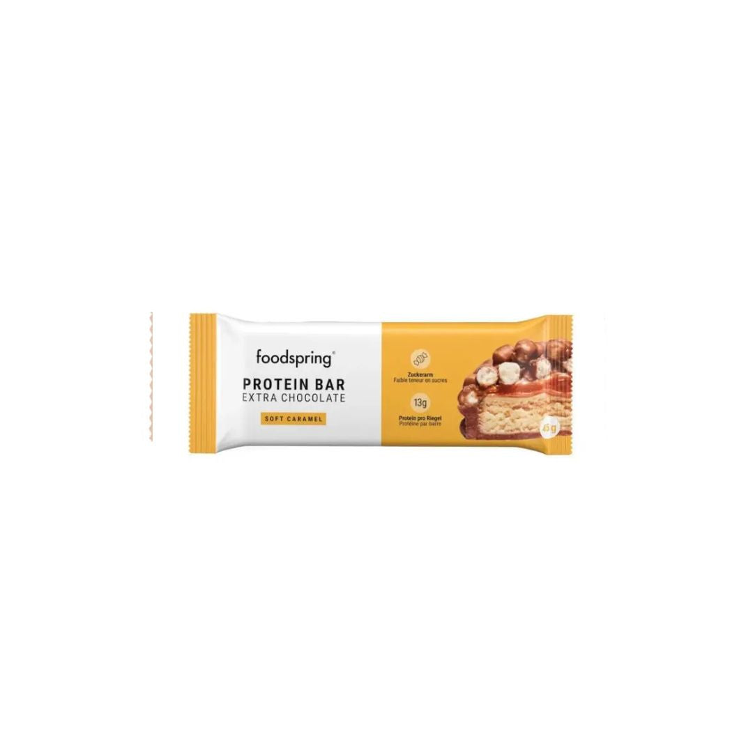 Foodspring Protein Bar Extra Chocolate 45g MHD 05/2026 – Evercastle Nutrition
