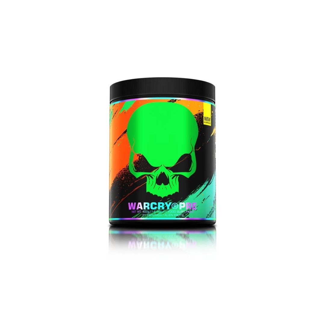 Genius Nutrition Warcry Pre 400g – Evercastle Nutrition