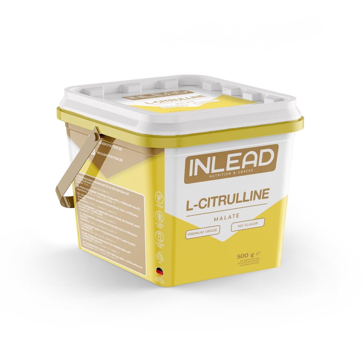 Inlead L Citrullin Malat 500g – Evercastle Nutrition