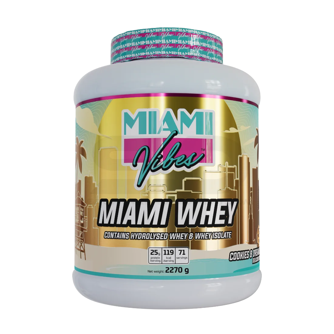 Miami Vibes Miami Whey 2270g – Evercastle Nutrition