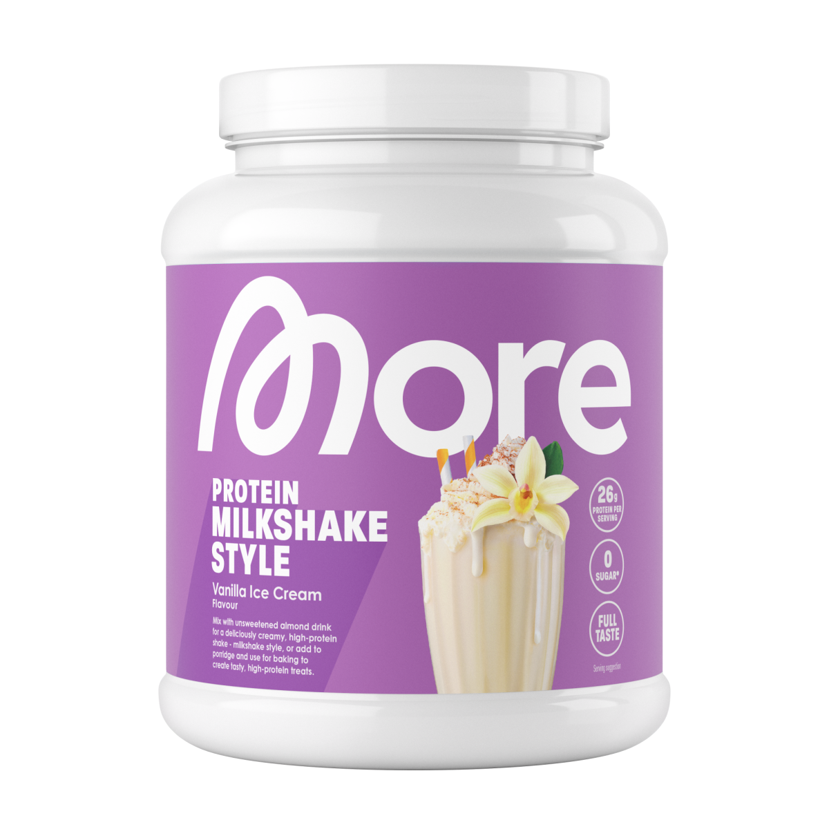 More Nutrition Protein Milkshake Style 600g – Evercastle Nutrition