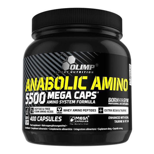 Olimp Anabolic Amino 5500 Mega Caps 400 Kapseln – Evercastle Nutrition