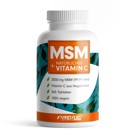 ProFuel MSM + Vitamin C 2000mg 365 Tabletten – Evercastle Nutrition