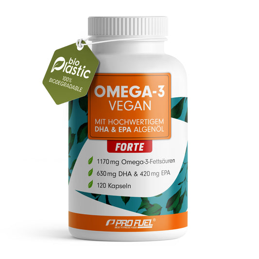 ProFuel Omega 3 vegan Forte 120 Kapseln – Evercastle Nutrition