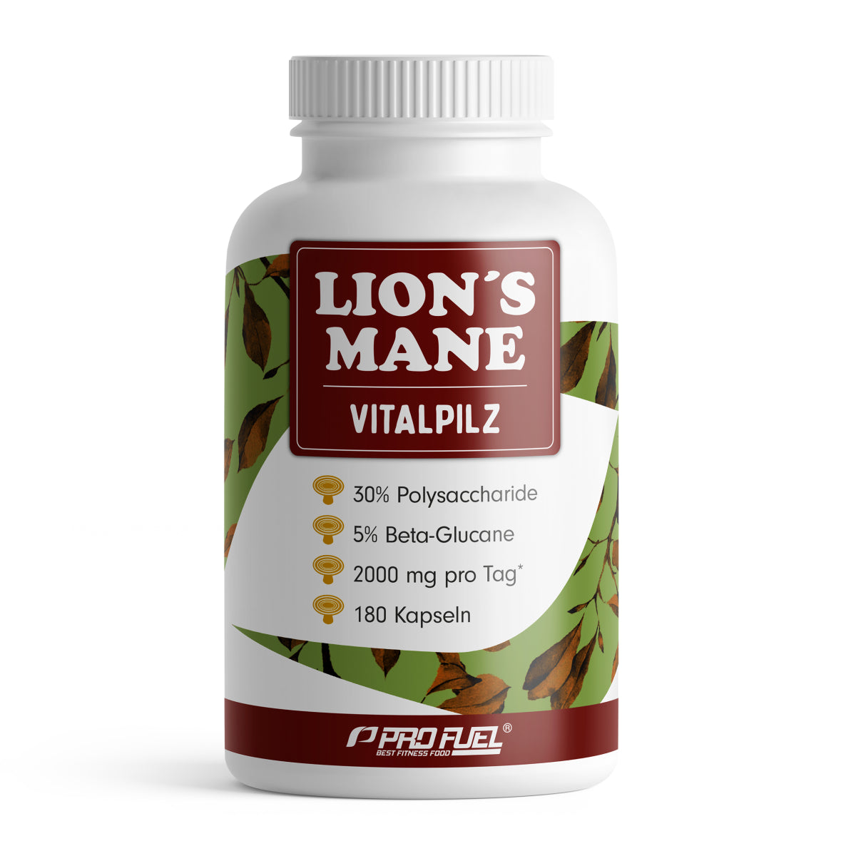 ProFuel Vitalpilz Lion´s Mane 180 Kapseln – Evercastle Nutrition