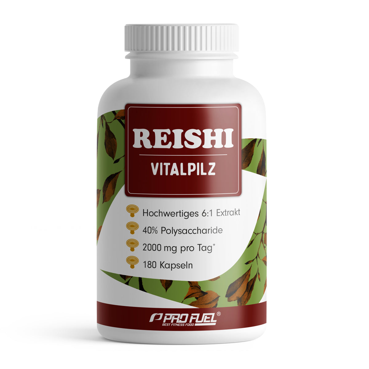 ProFuel Vitalpilz Reishi 180 Kapseln – Evercastle Nutrition