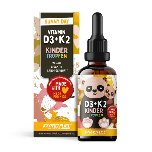 ProFuel VITAMIN D3 + K2 Kinder 30ml 1000 Tropfen – Evercastle Nutrition